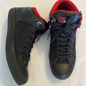 Converse Chuck Taylor All Star Black Classic Sneakers Shoes Mens 8 Womens 10